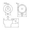 Speciális dugókulcs gömbcsuklóhoz, Mercedes M osztály (BGS-5420)