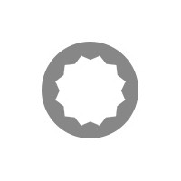 1/2"-os gépi bit - dugókulcs, XZN, rövid