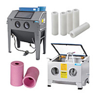 Szemcseszóró, tartozék